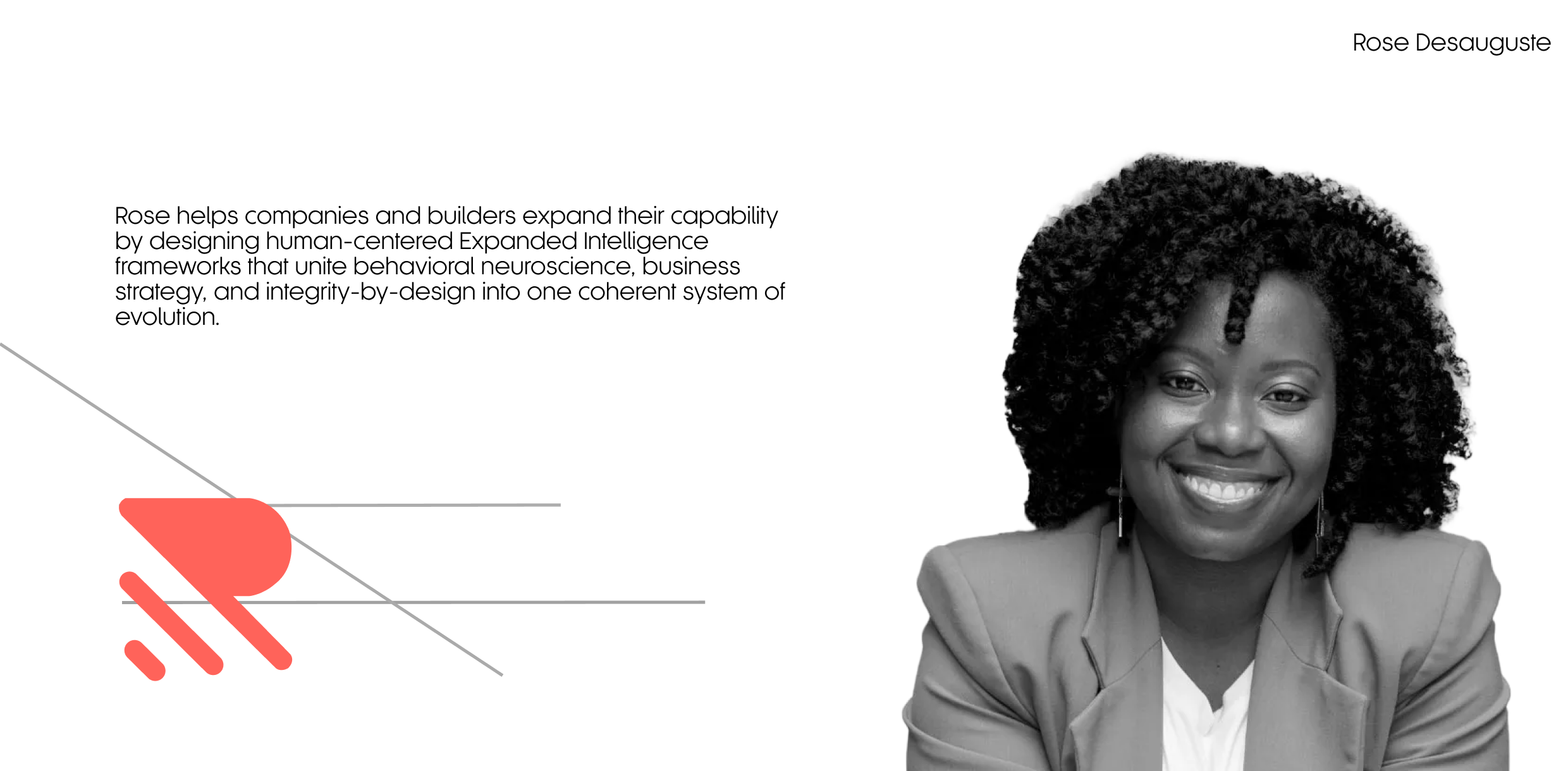 Rose Desauguste brand identity cover — Strategic Capability Builder
