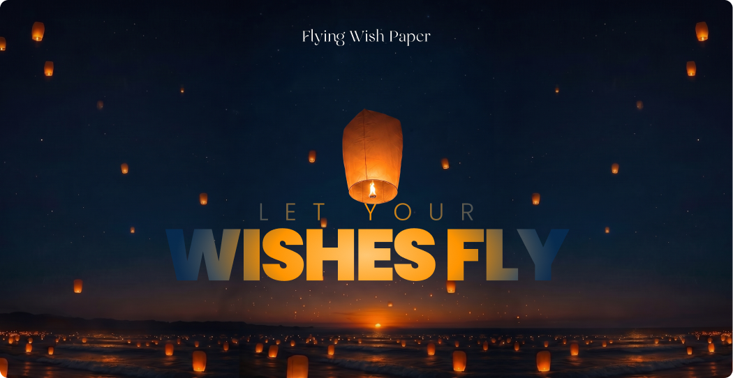Flying Wish Paper — Airborne Hope Ritual brand project cover