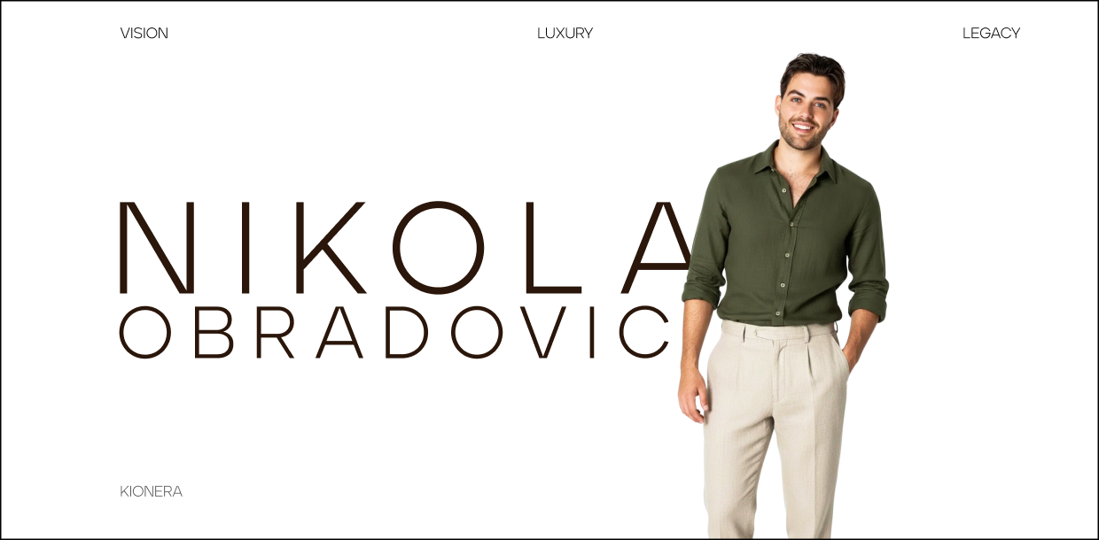 Nikola Obradovic brand identity cover — Luxury Residential Development