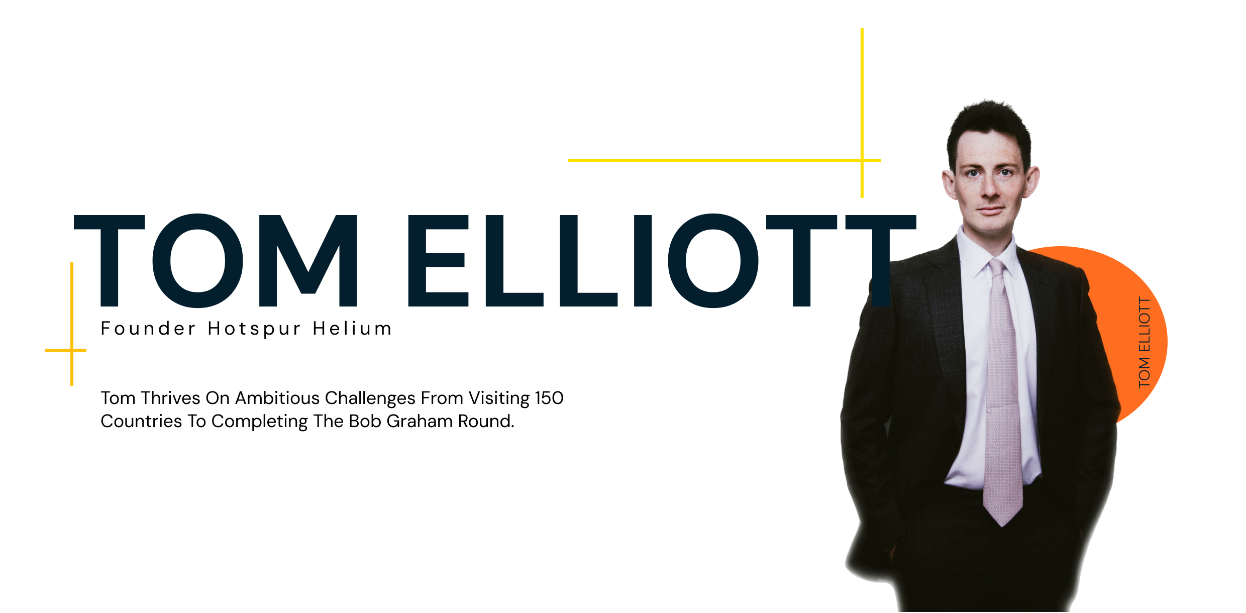 Tom Elliott brand identity cover — Helium Energy Developer